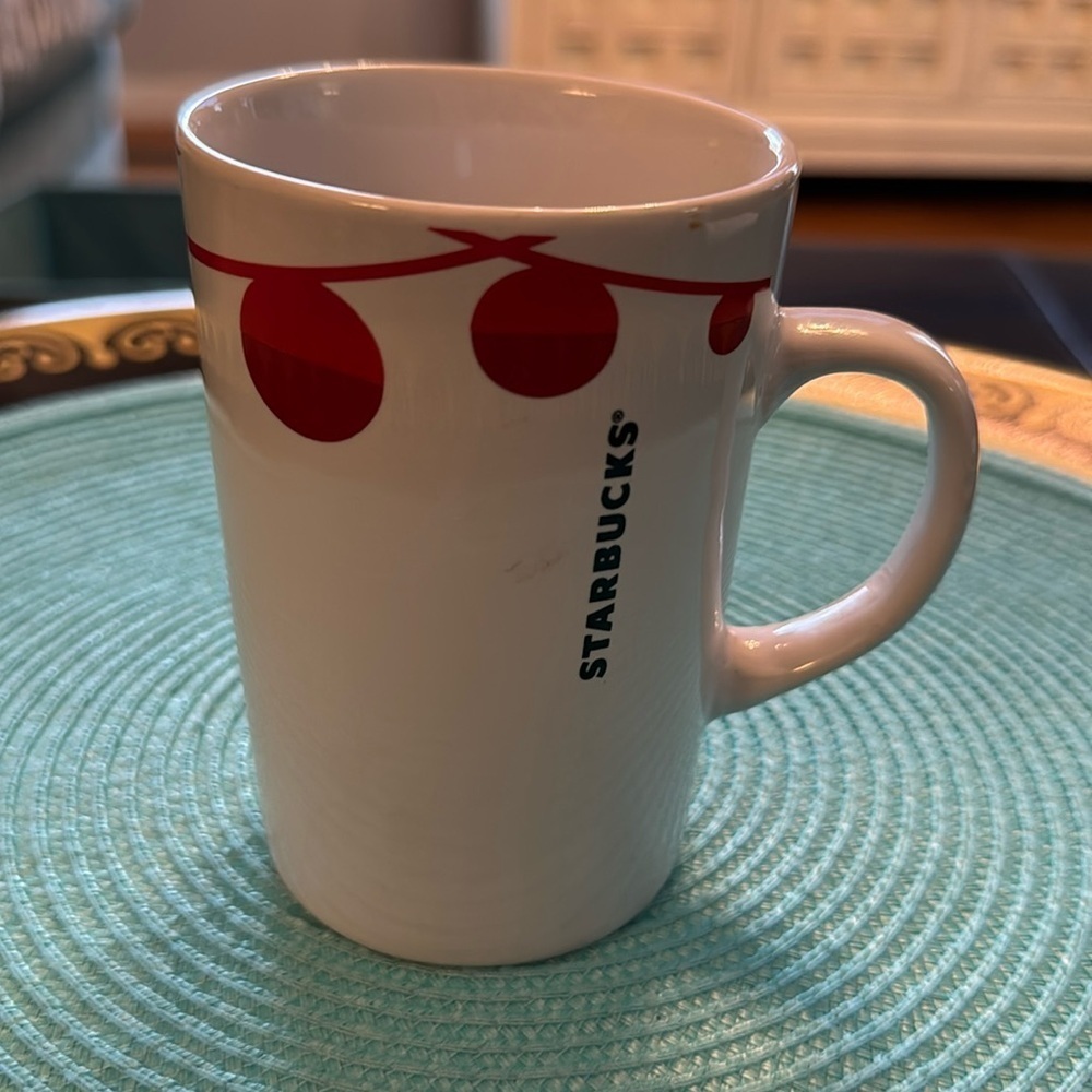 Starbucks Red Ornament 2012 holiday mug